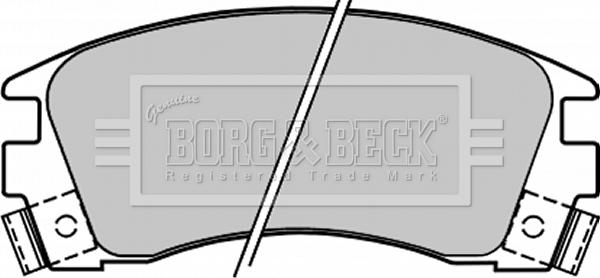 Borg & Beck BBP1209 - Kit pastiglie freno, Freno a disco www.autoricambit.com