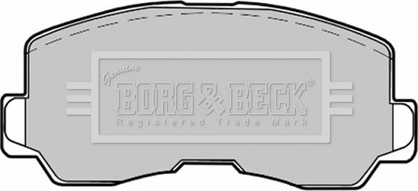 Borg & Beck BBP1213 - Kit pastiglie freno, Freno a disco www.autoricambit.com