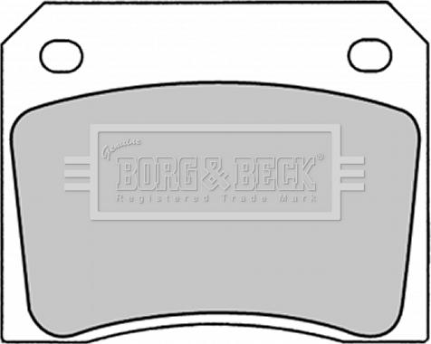 Borg & Beck BBP1281 - Kit pastiglie freno, Freno a disco www.autoricambit.com