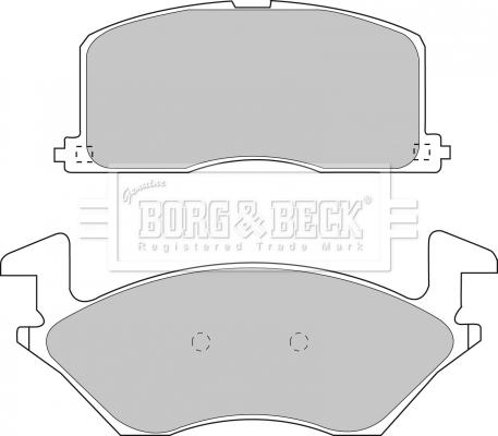 Borg & Beck BBP1234 - Kit pastiglie freno, Freno a disco www.autoricambit.com