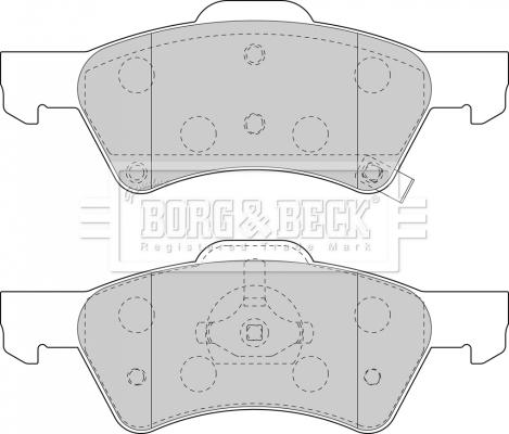 BOSCH BE857H - Kit pastiglie freno, Freno a disco www.autoricambit.com