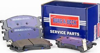 Borg & Beck BBP1750 - Kit pastiglie freno, Freno a disco www.autoricambit.com