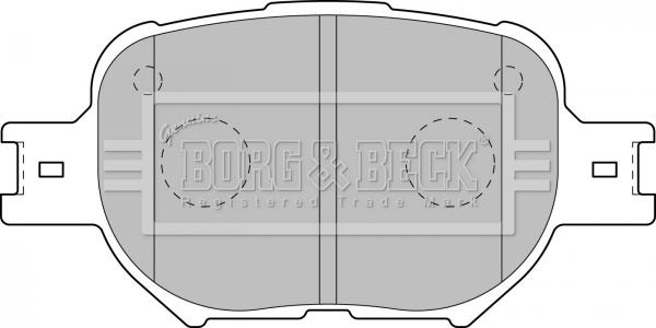 Borg & Beck BBP1767 - Kit pastiglie freno, Freno a disco www.autoricambit.com