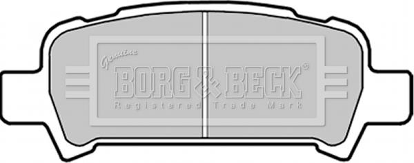 Borg & Beck BBP1705 - Kit pastiglie freno, Freno a disco www.autoricambit.com