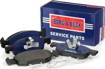 Borg & Beck BBP2540 - Kit pastiglie freno, Freno a disco www.autoricambit.com