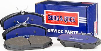 Borg & Beck BBP2150 - Kit pastiglie freno, Freno a disco www.autoricambit.com