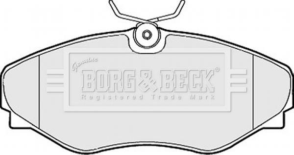 Borg & Beck BBP2150 - Kit pastiglie freno, Freno a disco www.autoricambit.com