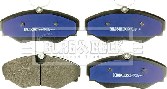 Borg & Beck BBP2150 - Kit pastiglie freno, Freno a disco www.autoricambit.com