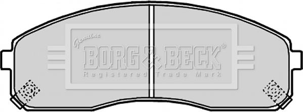 Borg & Beck BBP2180 - Kit pastiglie freno, Freno a disco www.autoricambit.com