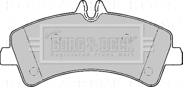 Borg & Beck BBP2170 - Kit pastiglie freno, Freno a disco www.autoricambit.com