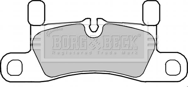 Borg & Beck BBP2350 - Kit pastiglie freno, Freno a disco www.autoricambit.com