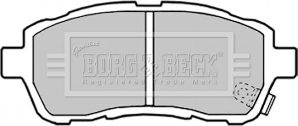 Borg & Beck BBP2304 - Kit pastiglie freno, Freno a disco www.autoricambit.com