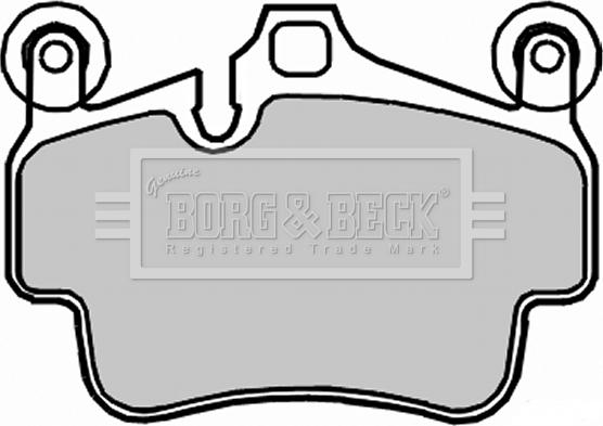 Borg & Beck BBP2316 - Kit pastiglie freno, Freno a disco www.autoricambit.com