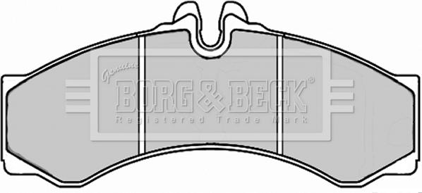 Borg & Beck BBP2247 - Kit pastiglie freno, Freno a disco www.autoricambit.com