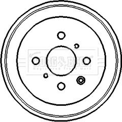 Borg & Beck BBR7120 - Tamburo freno www.autoricambit.com