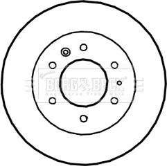 Borg & Beck BBR7239 - Tamburo freno www.autoricambit.com