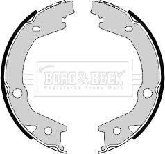 Borg & Beck BBS6406 - Kit ganasce, Freno stazionamento www.autoricambit.com