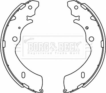 Borg & Beck BBS6505 - Kit freno, freni a tamburo www.autoricambit.com