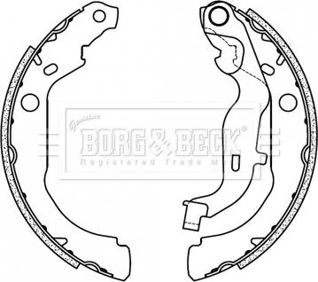 Borg & Beck BBS6507 - Kit freno, freni a tamburo www.autoricambit.com