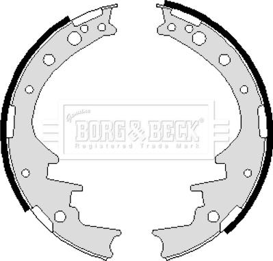 Borg & Beck BBS6044 - Kit freno, freni a tamburo www.autoricambit.com