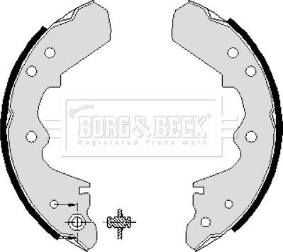 Borg & Beck BBS6042 - Kit freno, freni a tamburo www.autoricambit.com