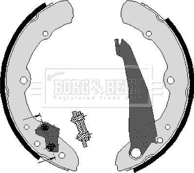 Borg & Beck BBS6051 - Kit freno, freni a tamburo www.autoricambit.com