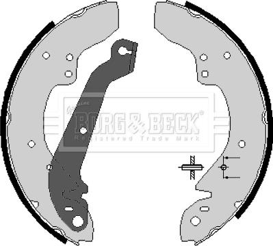 Borg & Beck BBS6064 - Kit freno, freni a tamburo www.autoricambit.com