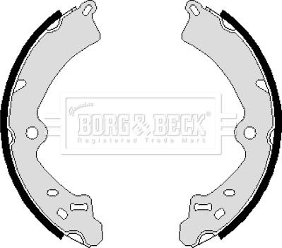 Borg & Beck BBS6062 - Kit freno, freni a tamburo www.autoricambit.com