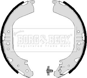 Borg & Beck BBS6004 - Kit freno, freni a tamburo www.autoricambit.com