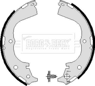 Borg & Beck BBS6018 - Kit freno, freni a tamburo www.autoricambit.com