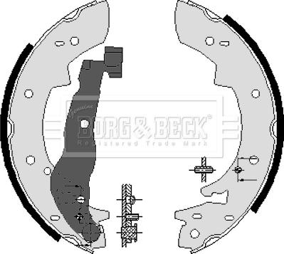 Borg & Beck BBS6082 - Kit freno, freni a tamburo www.autoricambit.com