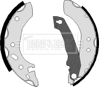 Borg & Beck BBS6036 - Kit freno, freni a tamburo www.autoricambit.com