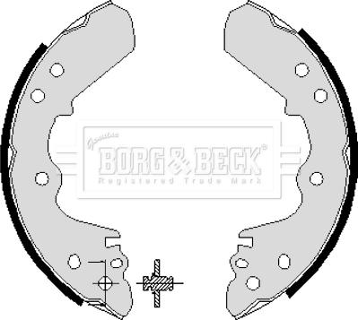 Borg & Beck BBS6196 - Kit freno, freni a tamburo www.autoricambit.com