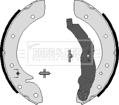 Borg & Beck BBS6198 - Kit freno, freni a tamburo www.autoricambit.com