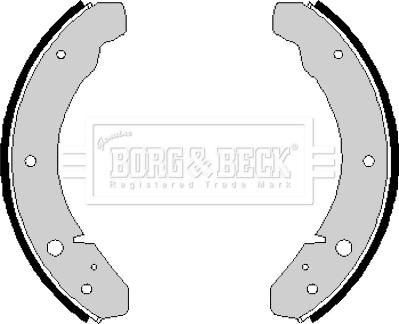 Borg & Beck BBS6141 - Kit freno, freni a tamburo www.autoricambit.com