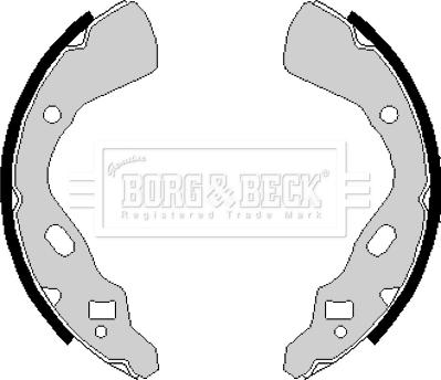 Borg & Beck BBS6148 - Kit freno, freni a tamburo www.autoricambit.com