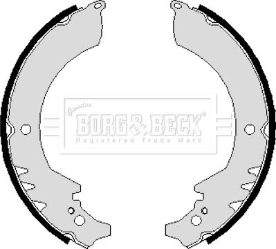 Borg & Beck BBS6109 - Kit freno, freni a tamburo www.autoricambit.com