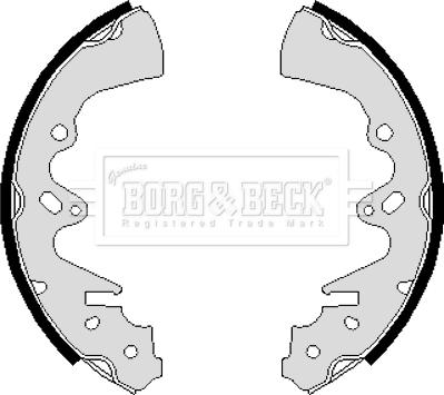 Borg & Beck BBS6108 - Kit freno, freni a tamburo www.autoricambit.com