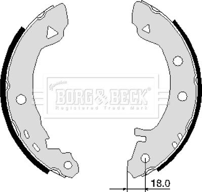 Borg & Beck BBS6103 - Kit freno, freni a tamburo www.autoricambit.com