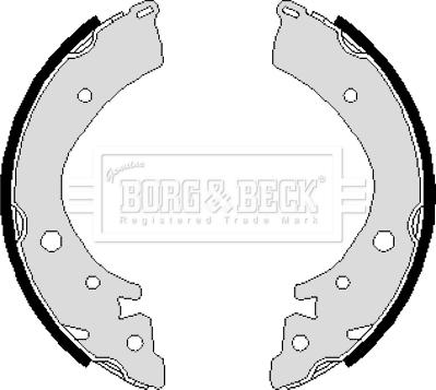 Borg & Beck BBS6116 - Kit freno, freni a tamburo www.autoricambit.com