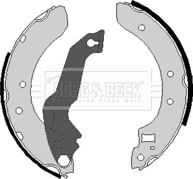 Borg & Beck BBS6131 - Kit freno, freni a tamburo www.autoricambit.com