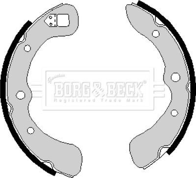 Borg & Beck BBS6129 - Kit freno, freni a tamburo www.autoricambit.com