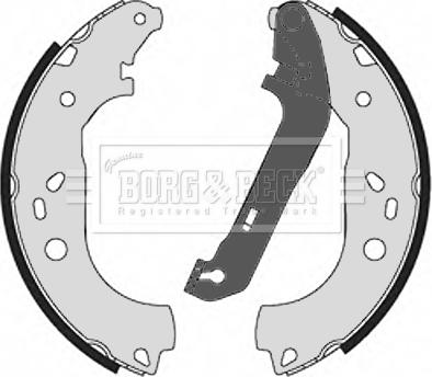 Borg & Beck BBS6340 - Kit freno, freni a tamburo www.autoricambit.com