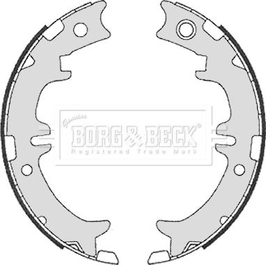 Borg & Beck BBS6330 - Kit ganasce, Freno stazionamento www.autoricambit.com