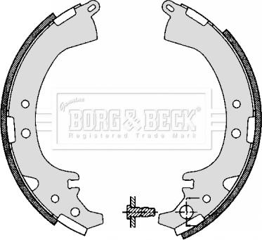 Borg & Beck BBS6292 - Kit freno, freni a tamburo www.autoricambit.com