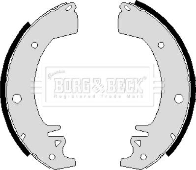 Borg & Beck BBS6208 - Kit freno, freni a tamburo www.autoricambit.com