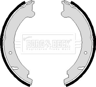 Borg & Beck BBS6217 - Kit ganasce, Freno stazionamento www.autoricambit.com