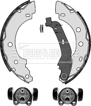 Borg & Beck BBS1099K - Kit freno, freni a tamburo www.autoricambit.com