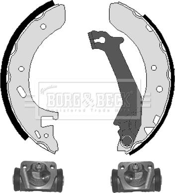 Borg & Beck BBS1054K - Kit freno, freni a tamburo www.autoricambit.com