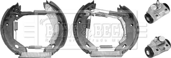 Borg & Beck BBS1065K - Kit freno, freni a tamburo www.autoricambit.com